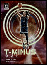 2022-23 Donruss Optic #9 Ja Morant T-Minus 3...2...1... Holo E1