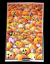 Duracell Battery Advertising Halloween Poster 1993 Glow in the Dark Collectible