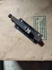Antique Vintage National Slide Bolt Door Latch Lock