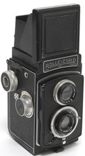@ Vintage Rolleicord IA 120 film TLR camera w. Zeiss Jena Triotar 4,5/75mm NOTTE
