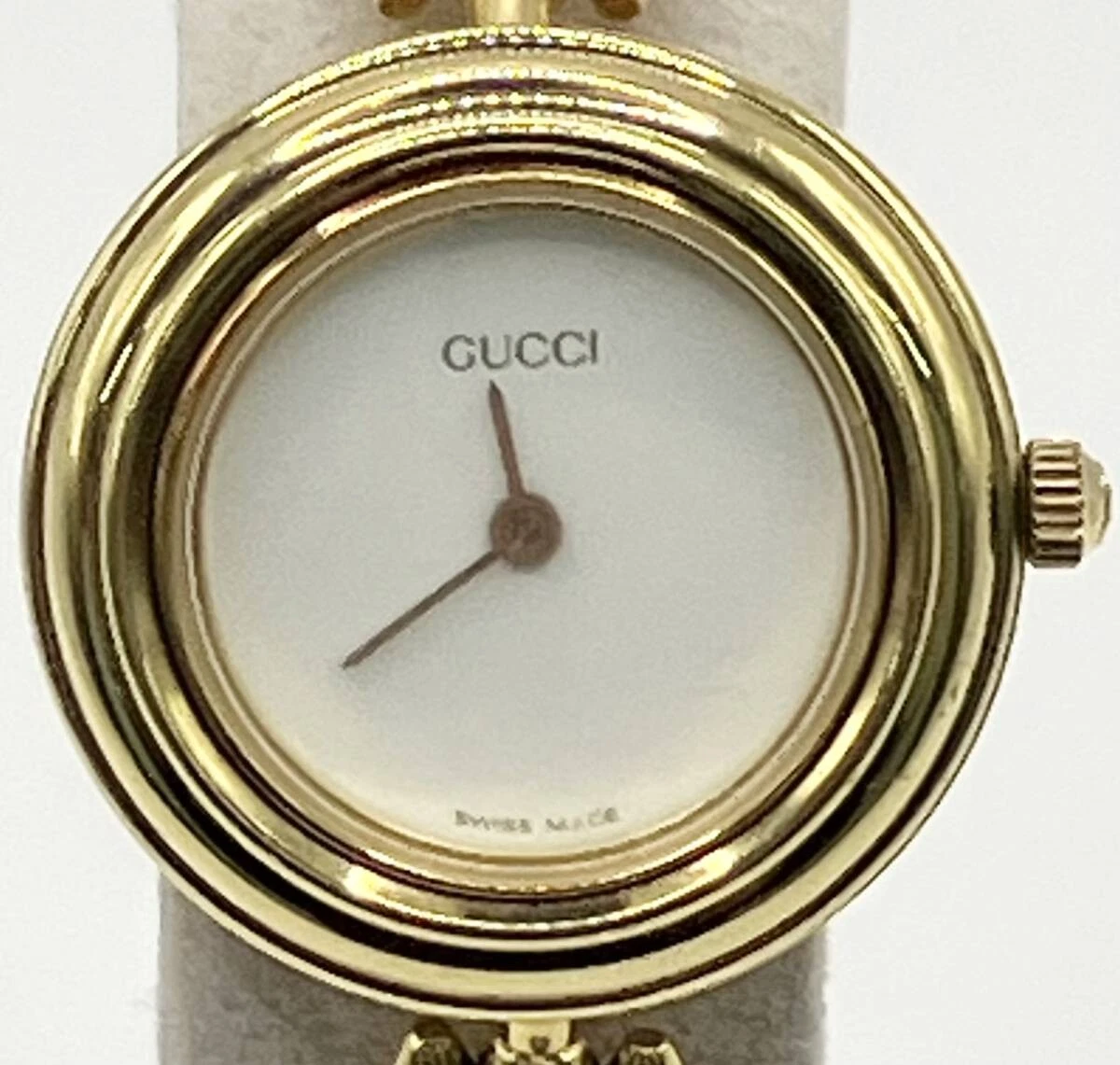 Montre Bracelet Analogique Femme GUCCI 11/12.2 Quartz avec Accessoires Or Occasion