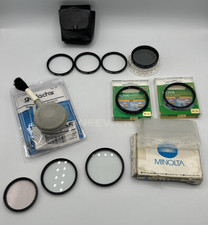 Camera Filter Accessory Lot Tiffen Hoya Vivitar 52mm Adapters