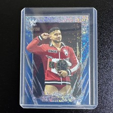 2026 WWE Topps Chrome Ethan Page Mini Diamond Refractor Blue 135/150!!