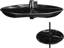 21'' Plastic Bird Seed Catcher Tray for 1'' Outdoor Pole Feeders, Removable Bird