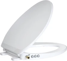 Bidet Toilet Seat – Non-Electric, 17.5 inches x 14 inches, White 