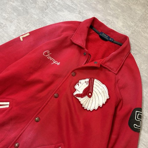Polo Ralph Lauren Indian Stadium Jacket Patch Size 2XL used 2508SM - Picture 3 of 9