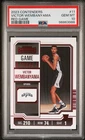 2023-24 Panini Contenders #11 Victor Wembanyama Red Game Ticket Rookie RC PSA 10