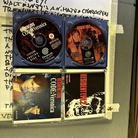 RESIDENT EVIL 2 & RES CODE VERONICA SEGA DREAMCAST
