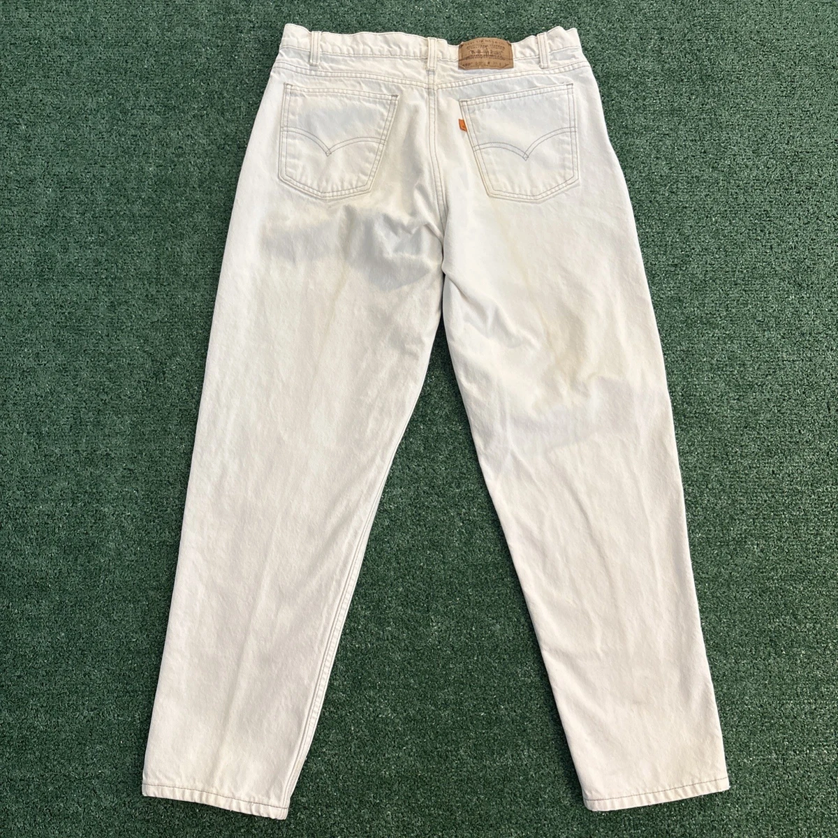 2000s USA製 Levi’s 550 オフホワイトデニムパンツ 33×30 Levi's 550 White Jeans for Men for sale | eBay