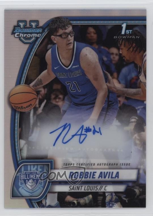 2024-25 Bowman U Chrome Refractor Auto Robbie Avila #61 Auto 5l1