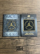 2013 UD Black Jordan Brand Classic Anthony Davis Bradley Beal Booklet Auto /10