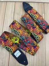 Tie dye Hippie Mandala Guitar Strap