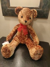 IG 22" Chenille Bear w/tags No Candy Thread is loose on one foot