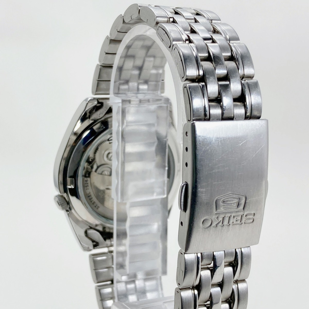 SEIKO 5 7s26-01v0　snk355 Seiko 5 7S26-01V0 SNK355 Automatic White Dial Mens Watch