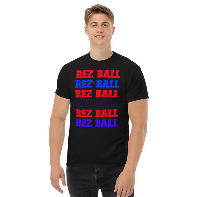 Native American Basketball   REZ BALL 11   S-5xl  Men's classic tee