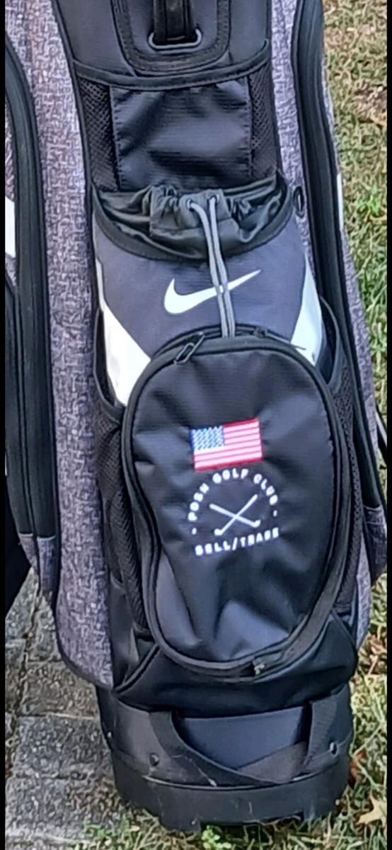 Nike Sport Cart Golf Bag w/14-Way Divider Gray Silver Black