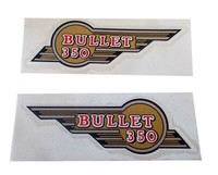 Passt FüR Royal Enfield Bullet 350 CC Werkzeugkasten Aufkleber Set Ecs