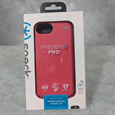 Custodia Speck Presidio2 Pro Per IPhone SE 2022/2020/8/7 – Blu Costa, Antimicrobica, Antiurto