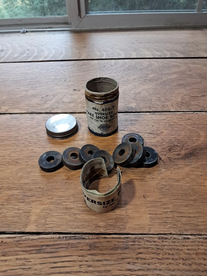 lata de 8 rodillos zapata freno de gran tamaño Nº 408-T para camioneta Ford J28 1935-38 Foto 3 de 3