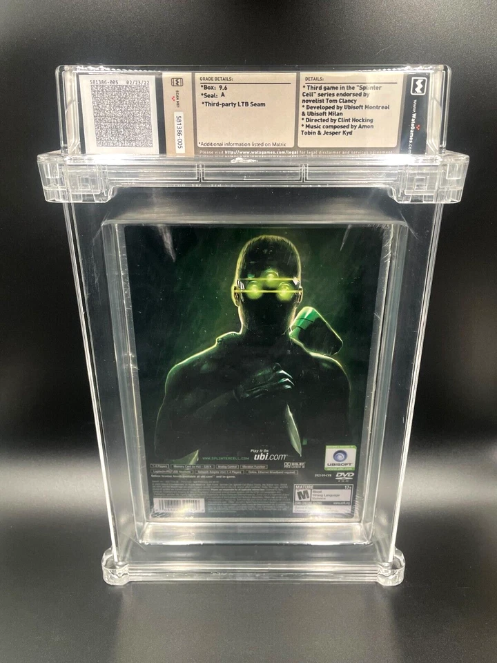 Splinter Cell Chaos Theory PS2 Sealed Limited Edition Steelbook WATA 9.6 A - Image 2 of 3