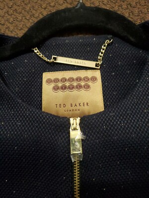 $425 TED BAKER Women's Working Title Collection, US Size 6 Navy