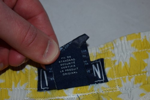 Pantalones cortos de natación Vilebrequin amarillo azul bordados con estampado solar para hombre baúles grandes - Imagen 9 de 16