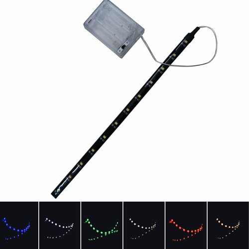 Battery LED Strip Lights 60led/m Flexible TV Backlight Wardrobe Closet Lamp - Picture 3 of 12