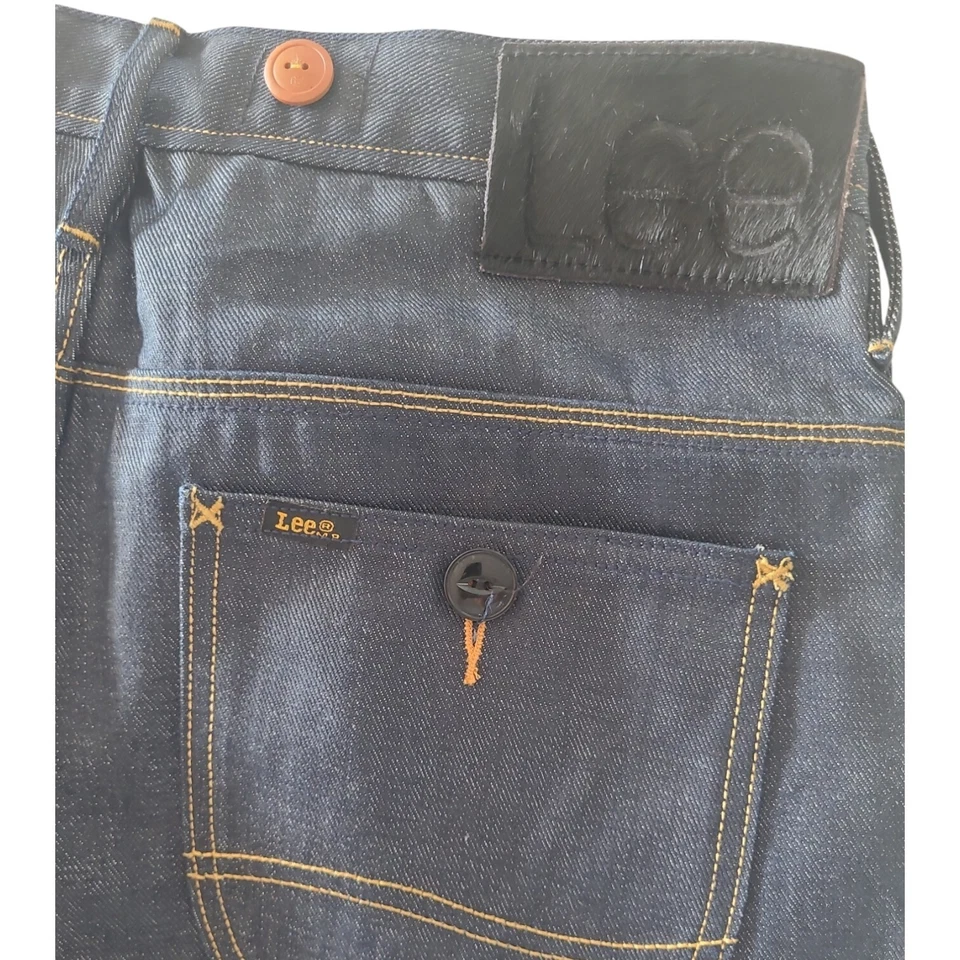 Lee Womens Size 14 Loose Betty With Button Detail- Lxx Dark Wash Jean - image 3 of 4