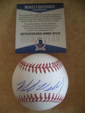 NICK WILLIAMS PHILADELPHIA PHILLIES ROOKIE YEAR SIGNED AUTO BASEBALL BECKETT R07