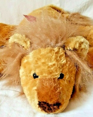 Mary Meyer Flip Flops Lenny The Lion Soft Plush Animal Red Gingham