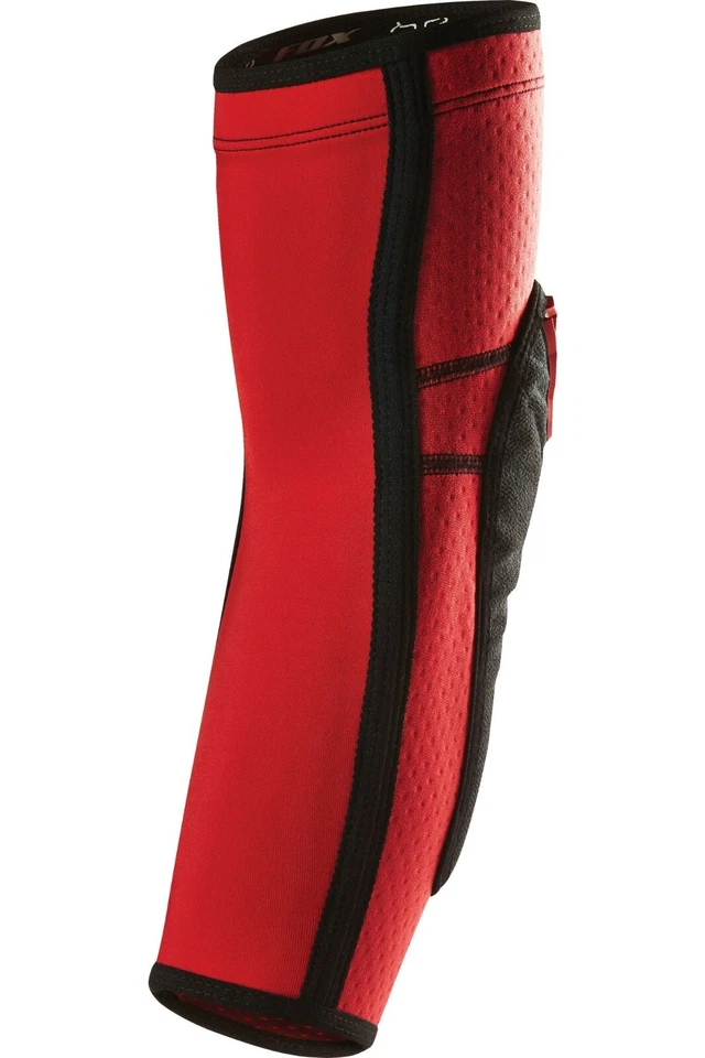 Fox Racing Launch Enduro Codo Sin Cordones MTB Bicicleta Manga Par Rojo Adulto Pequeño Foto 2 de 3