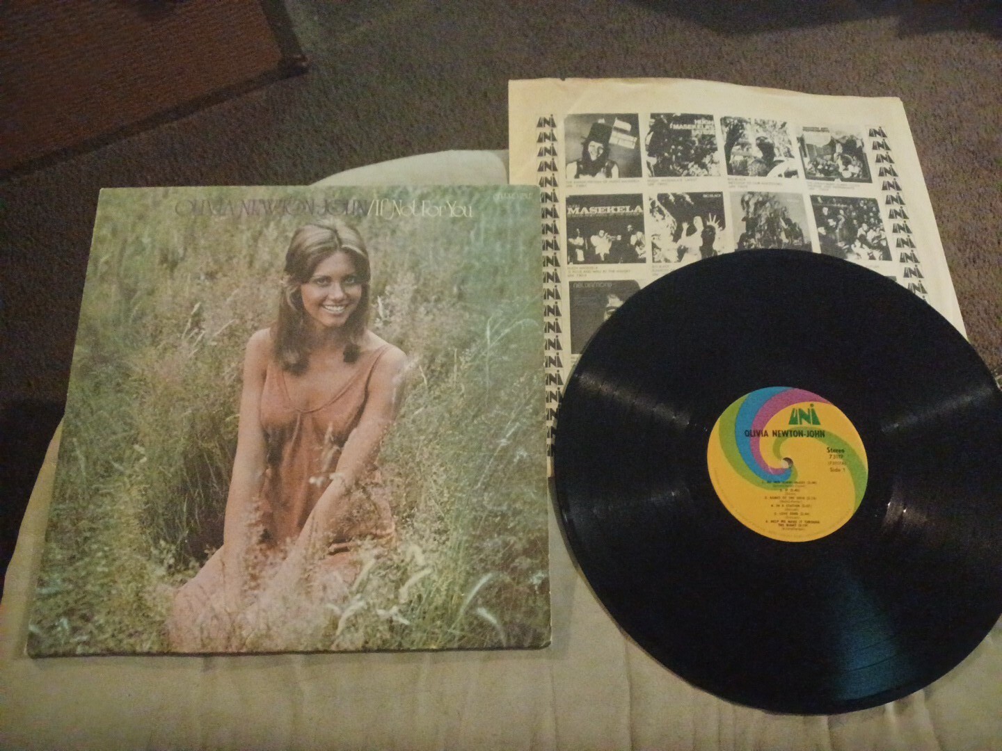 Olivia Newton John•If Not For You•Record 73117•Uni 1st Press'71•STRONG VG/VG+