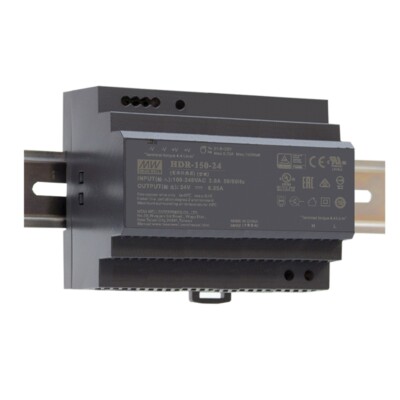 Schaltnetzteil 24V 6,25A 150W für DIN-Schiene HDR-150-24 MW Mean Well