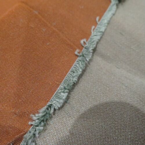 SATIN SLUB SHANTUNG KUPFER SALBEIGRÜN WENDESTOFF 46,5 ZOLL BREIT - YARDWARE - Bild 2 von 7