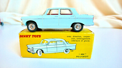 Dinky Toys Peugeot 404 Berline 1960 Réf 553, Boîte D'origine, état 1961, Collection