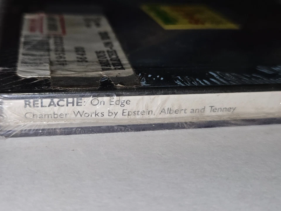 *NEW/SEALED* Relache: On Edge CD Chamber Works by Epstein, Albert, and Tenney Foto 4 de 4