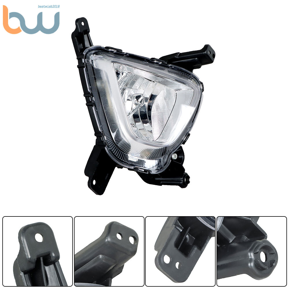 Front Fog Lights Pair For 2015-2017 Toyota Camry - Left & Right Clear Lamps, XLE XSE Models
