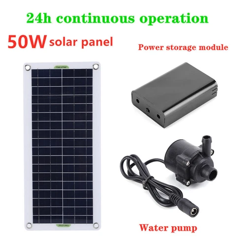 Solar Panel Powered Water Feature Pump Garden Pool Pond Aquarium Fountain-800L/H - Picture 3 of 9
