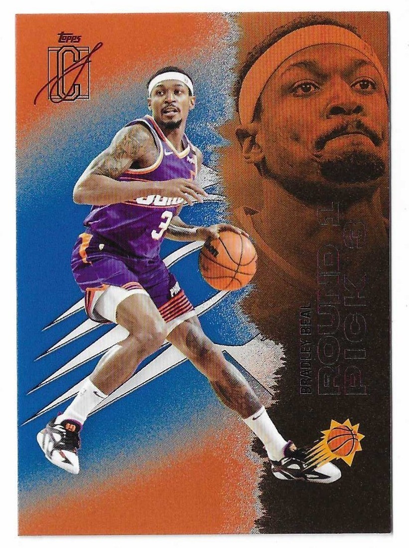 2025-26 Topps Signature Class Bradley Beal Blue & Orange Card #8 Phoenix Suns