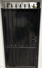 Heavy Duty Sheeted Metal, Iron, Steel, Pedestrian, Garden, Security Gate