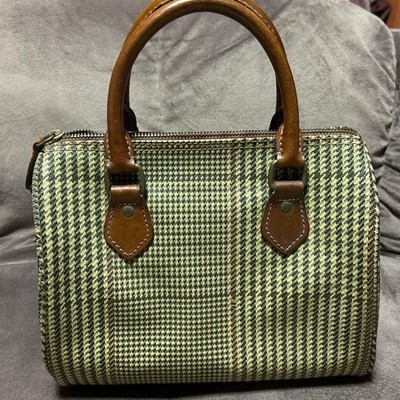 POLO RALPH LAUREN Mini Boston Bag Houndstooth 9.8*7*5.9 inch | eBay