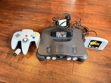 Nintendo 64 N64 Console Bundle with 1 Controller and Games PAL Zelda, Turok 2