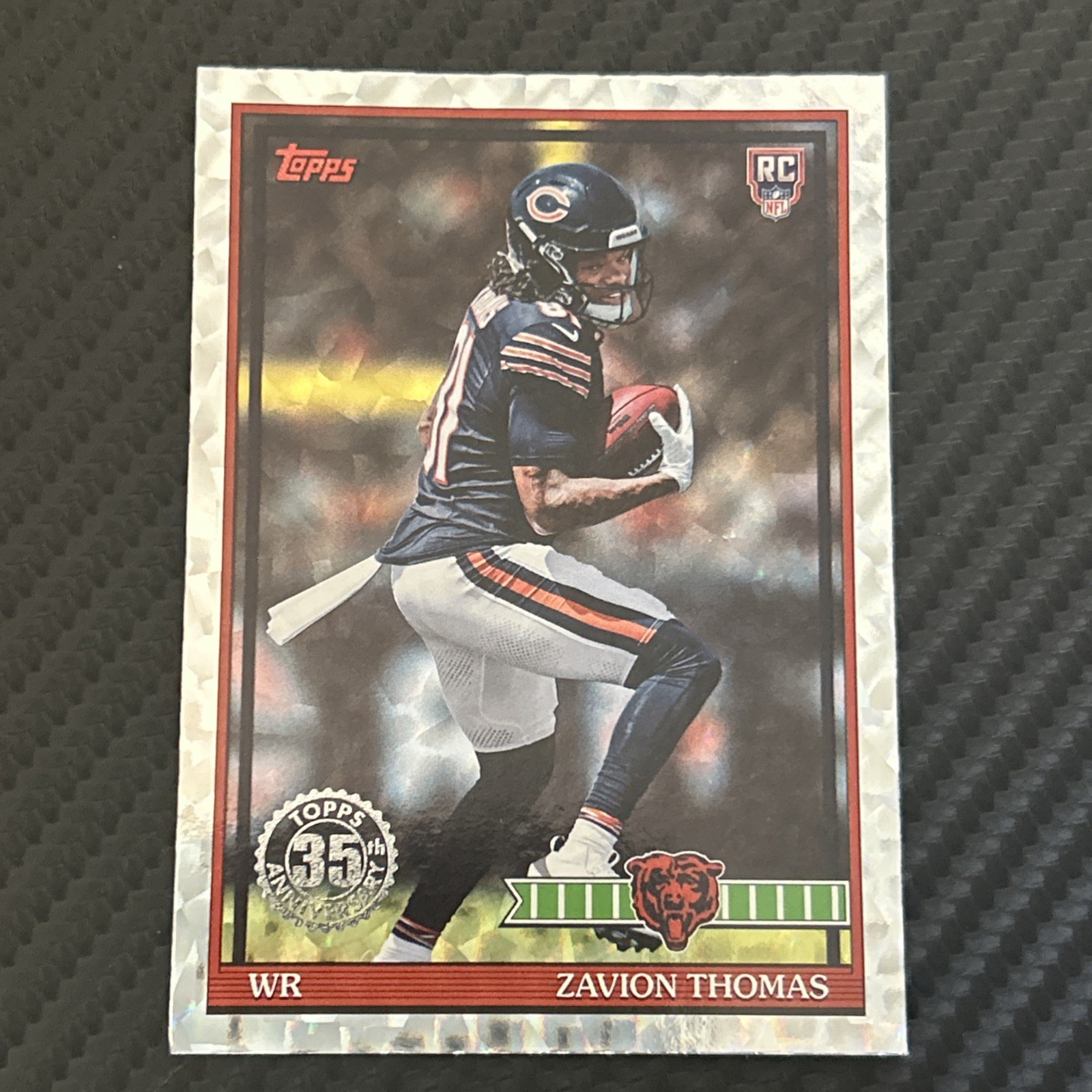 Topps 2026 Flagship Mojo 35th Anniversary Zavion Thomas RC #91TRC-17 Bears NFL