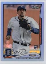 2014 Topps Chrome Blue Refractor 93/199 Nick Castellanos #4 7xr
