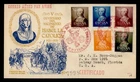 DR WHO 1951 SPAIN FDC ISABEL THE CATHOLIC DD CACHET COMBO 2.80 M81422