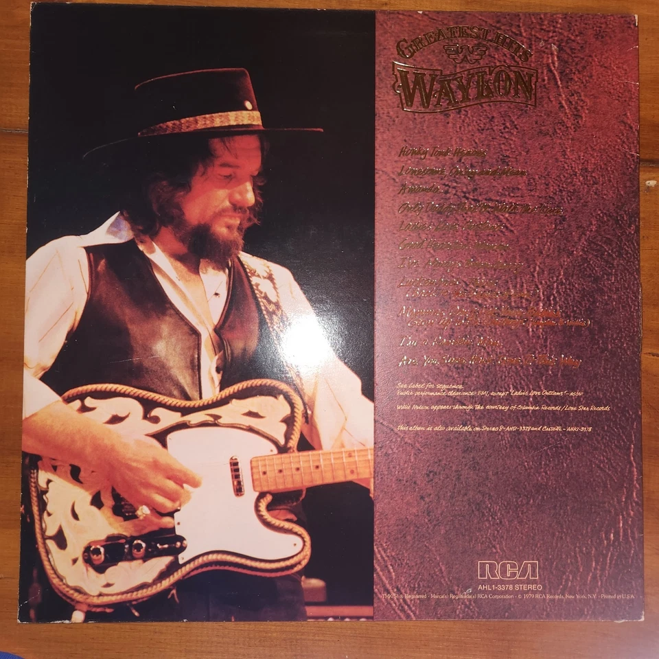 Waylon Jennings Merle Haggard Glen Campbell Vinyl record Lot Foto 3 de 4