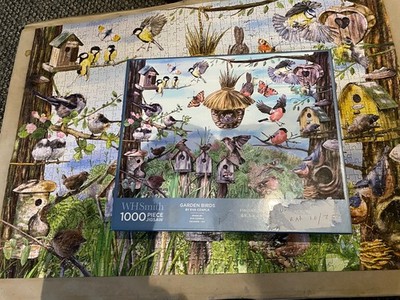 Gartenvögel W.H.Smith 1000-teiliges Puzzle von Eva Czapla - vollständig 