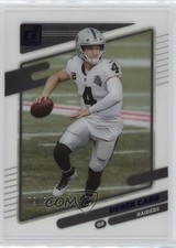 2021 Panini Clearly Donruss Blue 79/99 Derek Carr #28 00jz