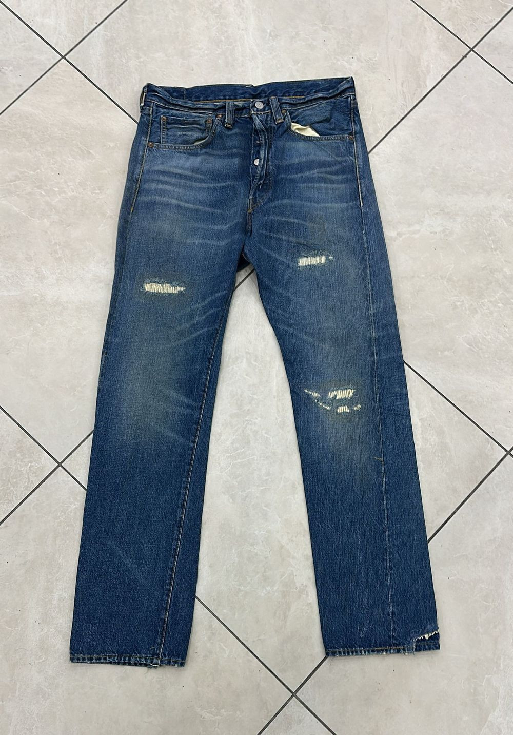 LVC Levi's Vintage Clothing 1947 501XX BigE Selvedge Jeans W32/L32 RARE
