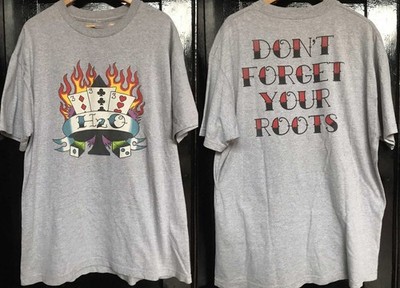 Don't Forget Your Roots 2 Sides H2O Band Shirt Sport Gray Unisex S-5XL 1J0565